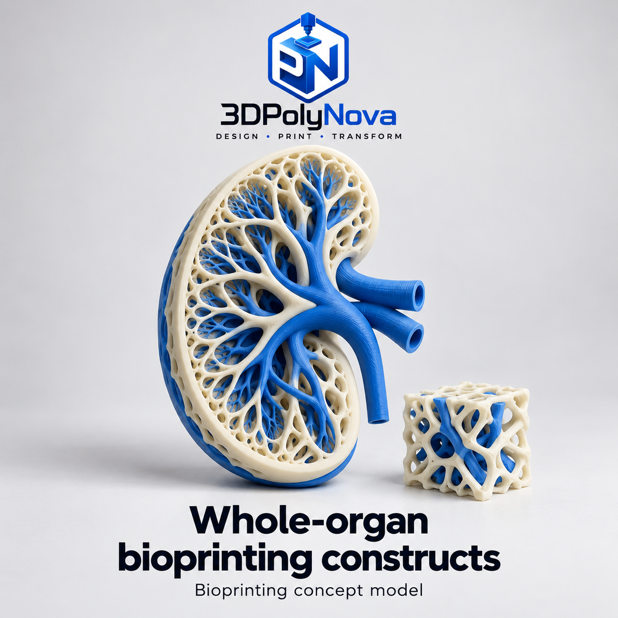 Healthcare & Educational Models: Whole-organ bioprinting constructs-10