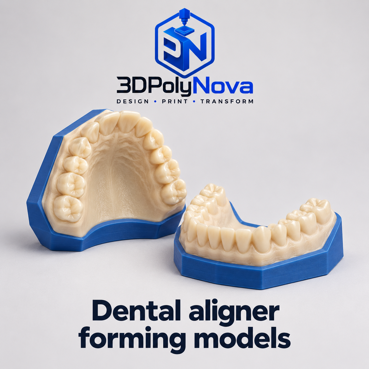 Healthcare & Educational Models: Dental aligner forming models-1