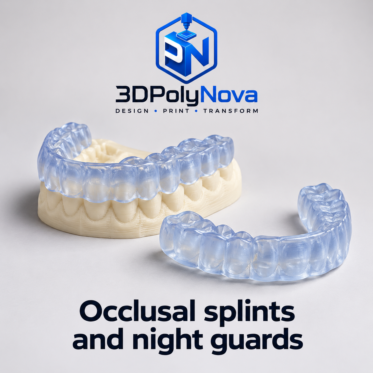 Healthcare & Educational Models: Translucent occlusal splints and night guards-4