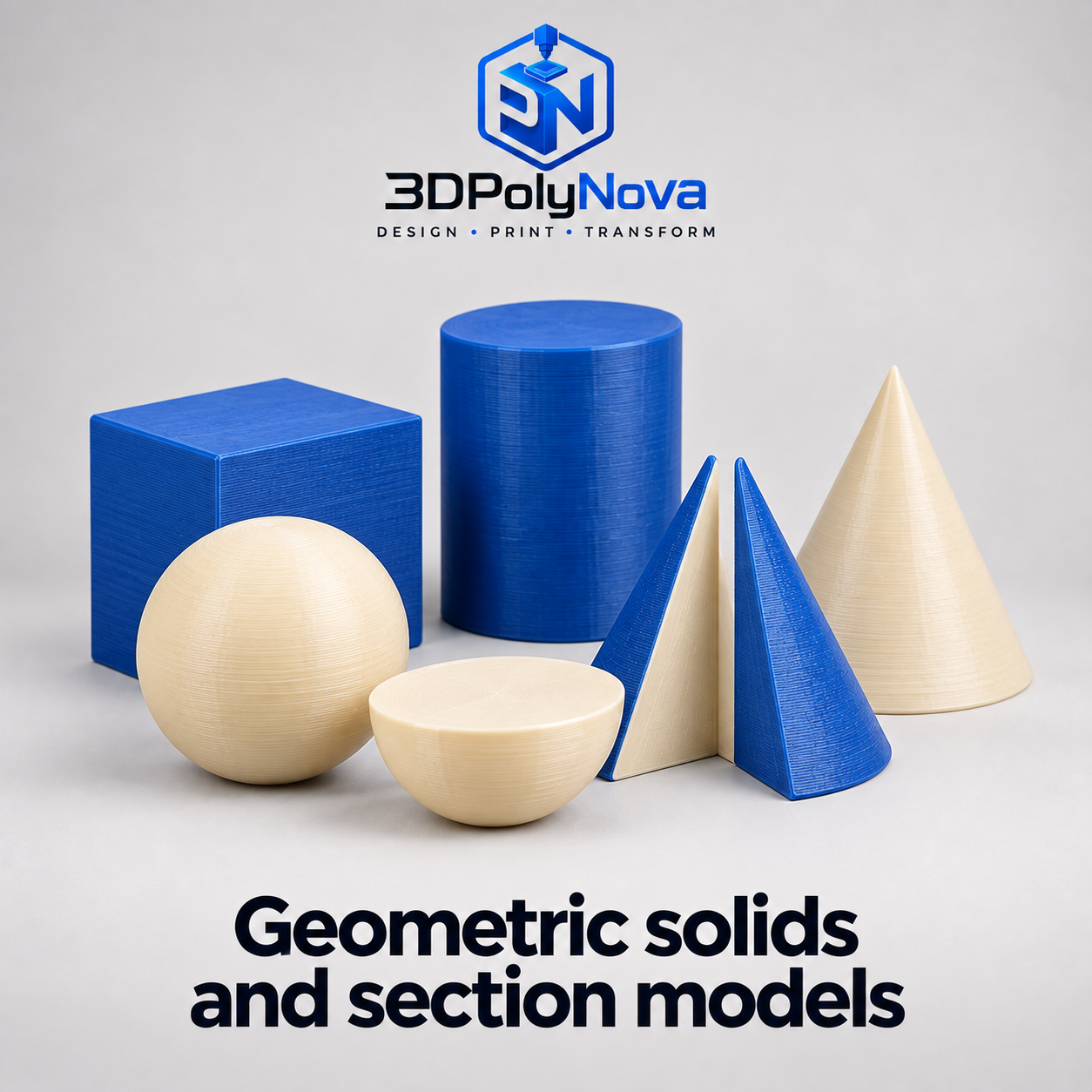 Healthcare & Educational Models: Geometric solids and section models-1