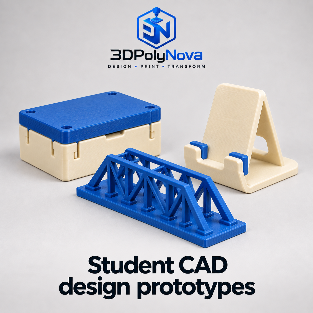 Healthcare & Educational Models: Student CAD design prototypes-9