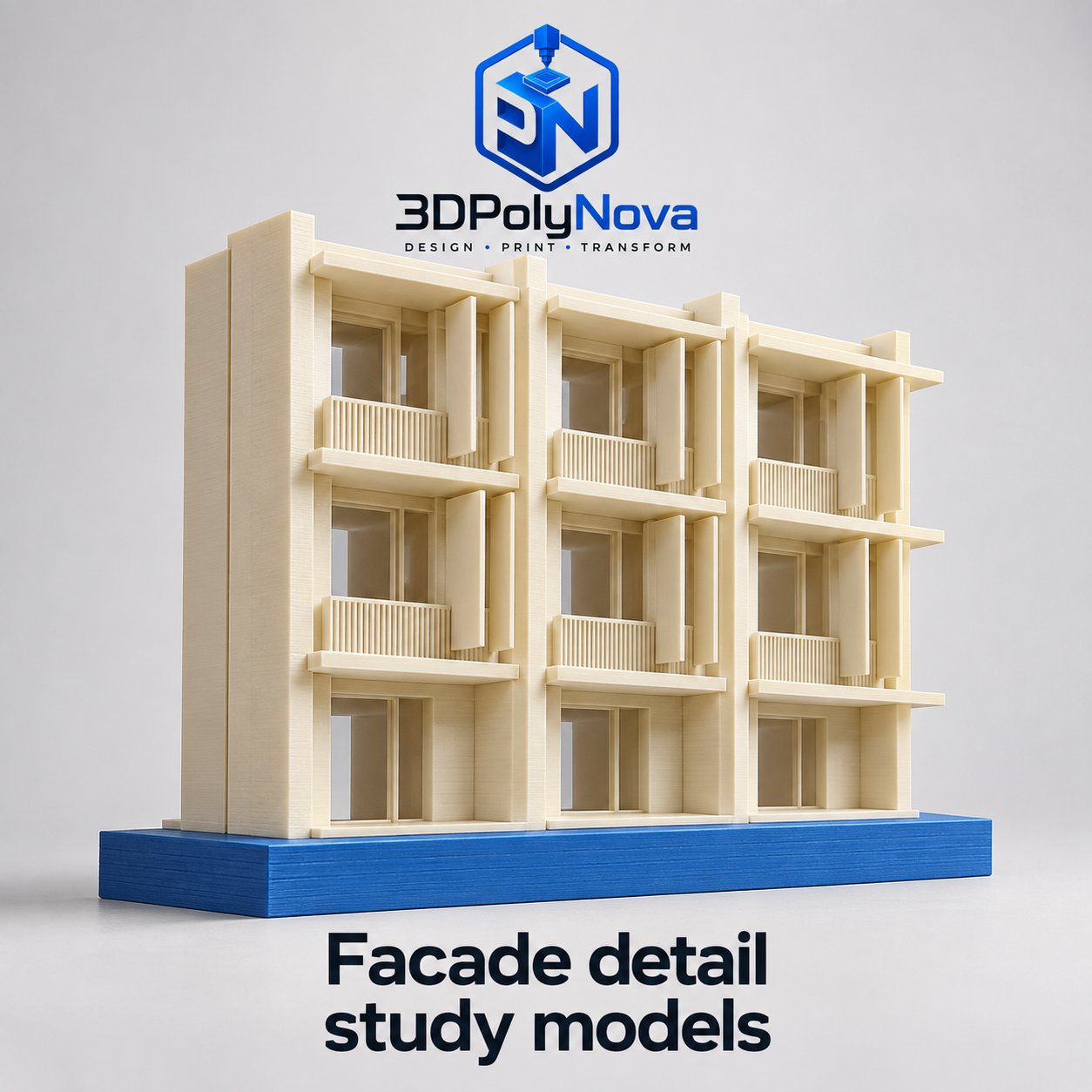 Architecture & Construction: Facade detail study models-7