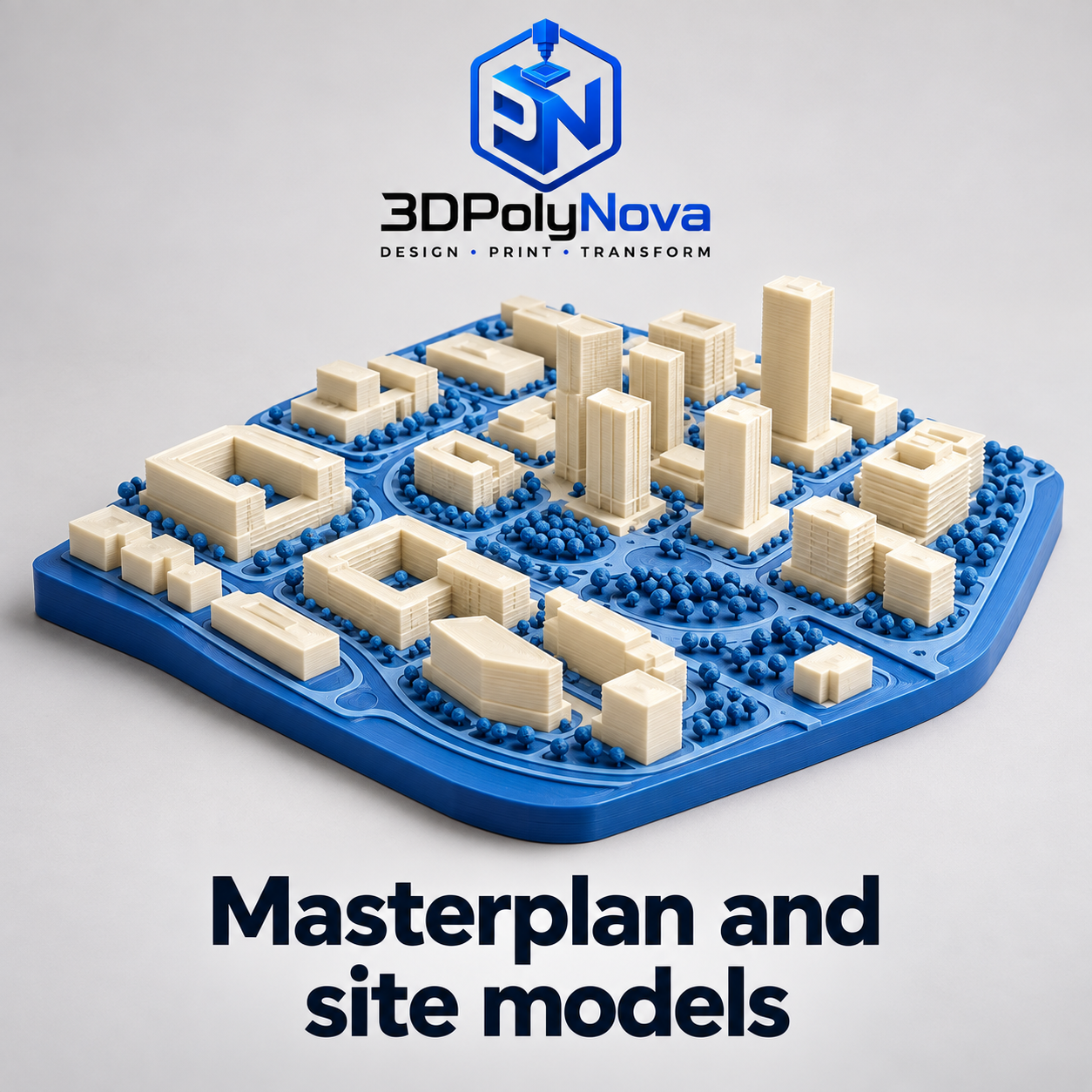 Architecture & Construction: Masterplan and site models-3