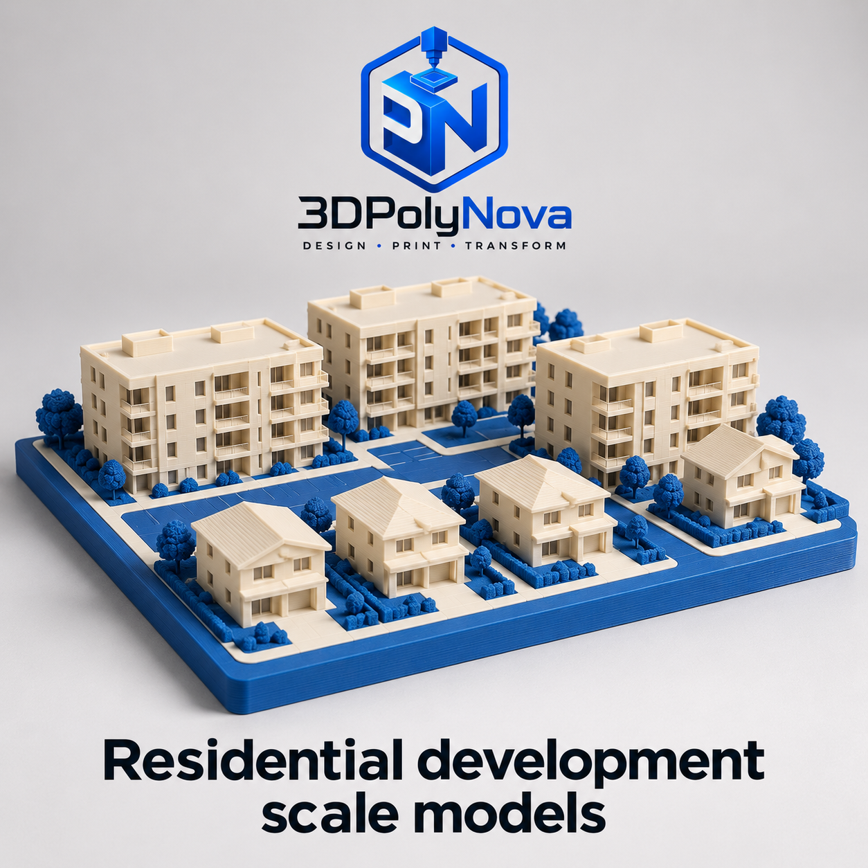 Architecture & Construction: Residential development scale models-2