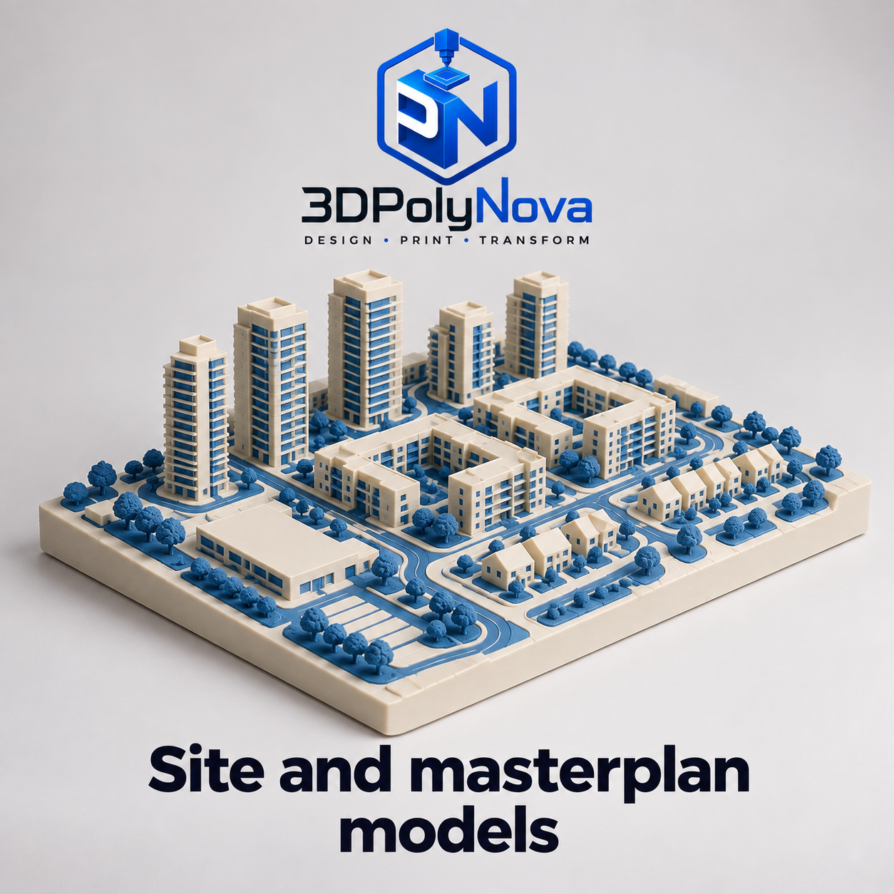 Architecture & Construction: Site and masterplan models-3