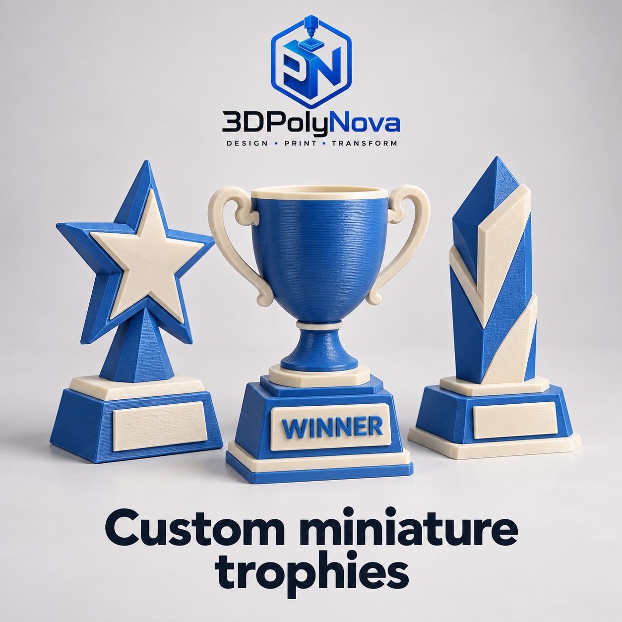 On-demand Custom 3D Products: Custom miniature trophies-10