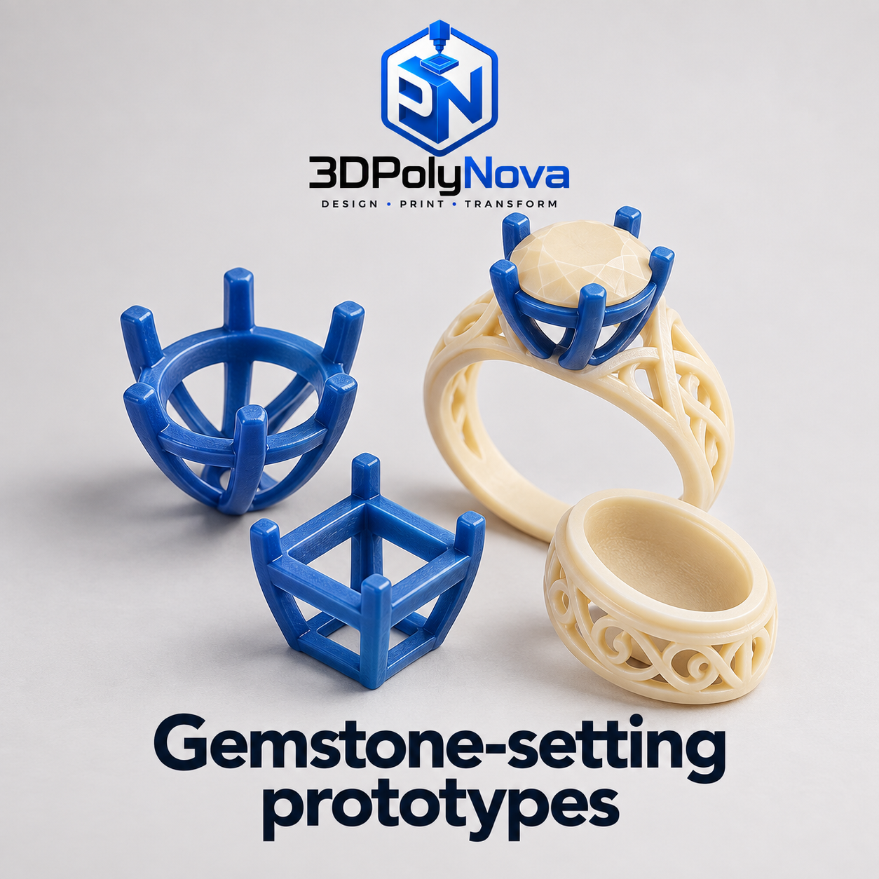 On-demand Custom 3D Products: Gemstone-setting prototypes-8