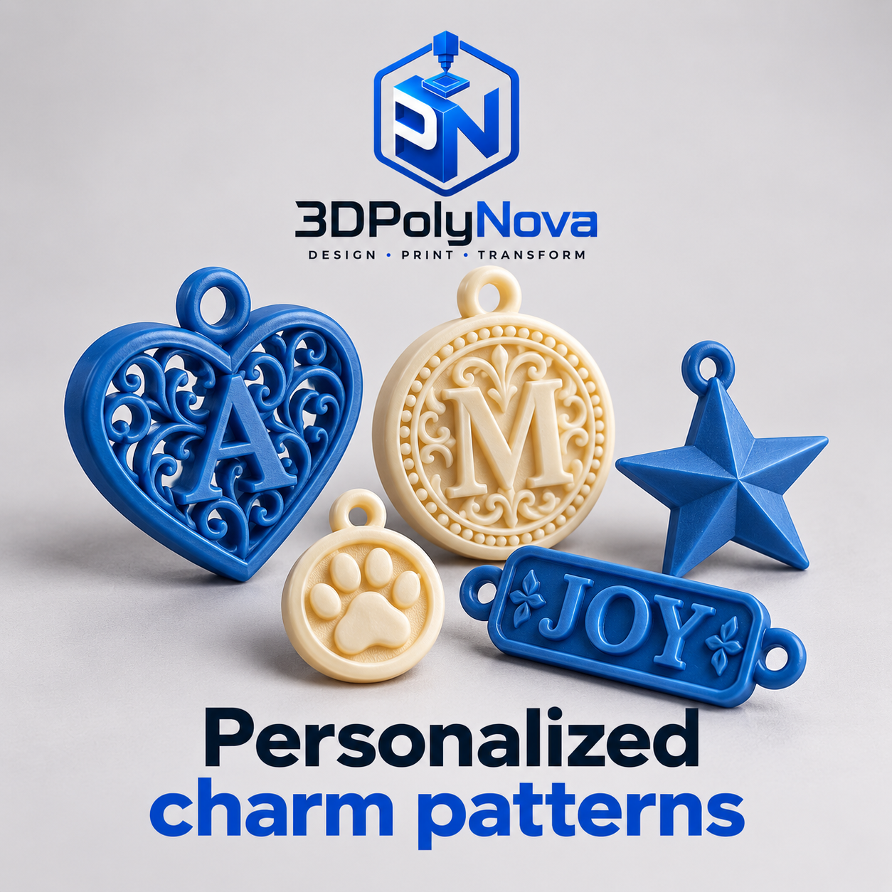 On-demand Custom 3D Products: Personalized charm patterns-7