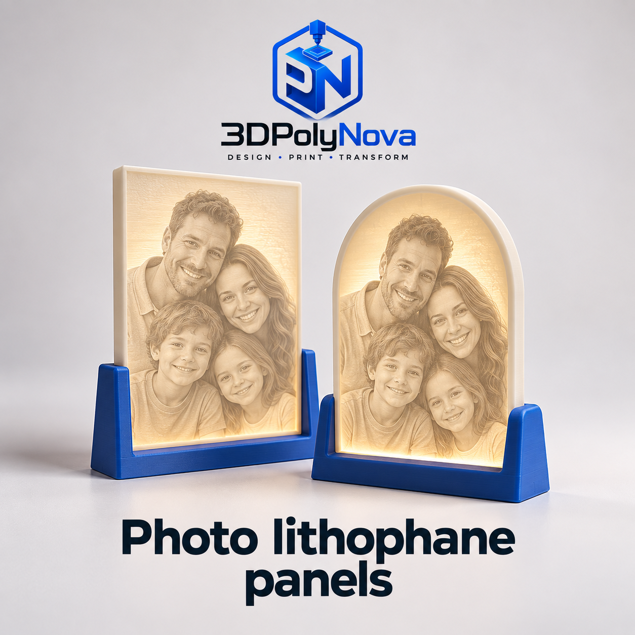On-demand Custom 3D Products: Photo lithophane panels-2