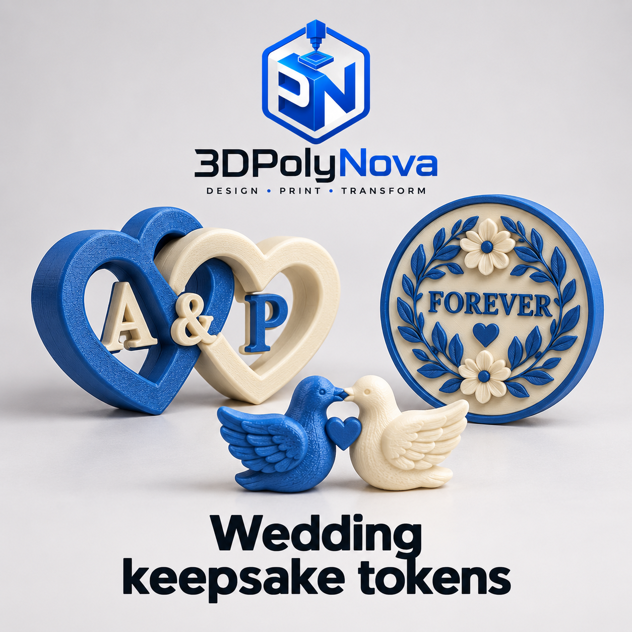On-demand Custom 3D Products: Wedding keepsake tokens-4